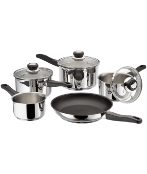 Judge Vista, 5 Piece Draining Saucepan Set