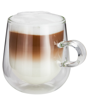 Judge Duo, 2 Piece Latte Glass Set, 325ml