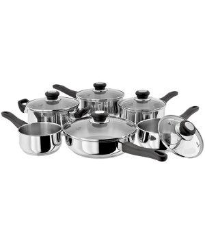 Vista 6 Piece Saucepan Set