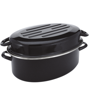 Essentials Enamel Oval Roaster