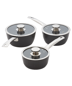 Judge Evertough, 3 Piece Saucepan Set, Non-Stick