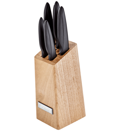 Judge Sabatier IP, 5 Piece Knife Block Set, Wood