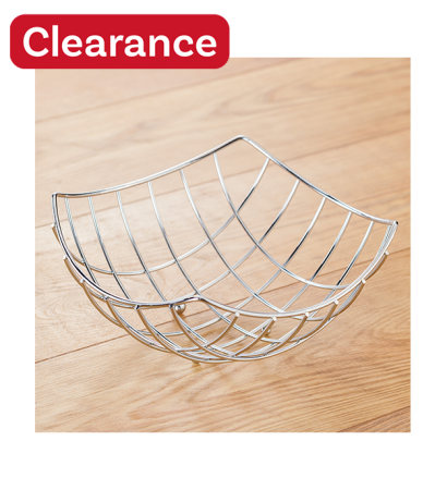 Wireware 24cm Square Fruit Basket