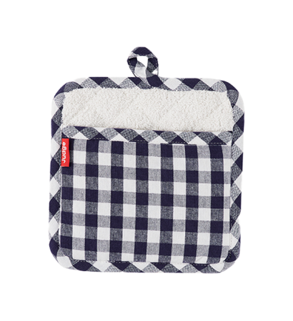 Judge Textiles, Pot Holder, Blue Check