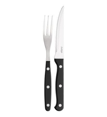 Judge Classic Steak Knife & Fork Set