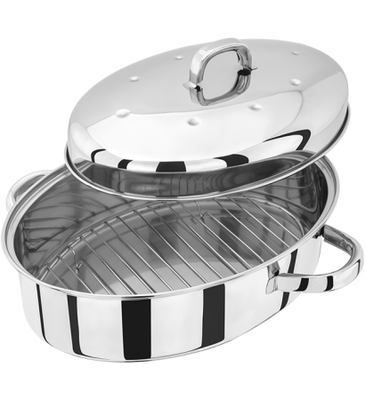 Speciality Cookware Oval Roaster with Rack