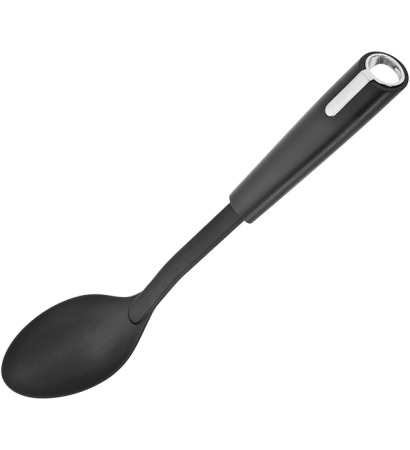 Judge Black Satin Tools, Nylon End Cooking Spoon